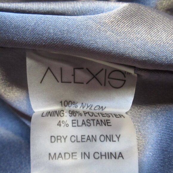 NWT Alexis Renada in Grey Silver Sequin Balloon Sleeve Fit & Flare Dress M - Picture 8 of 9